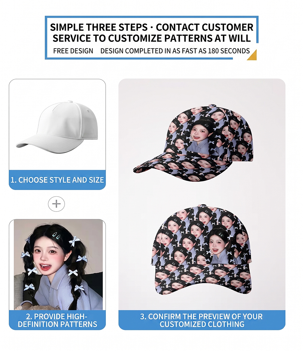 POD Adult Baseball Cap detail 2